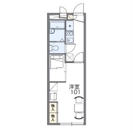 レオパレス茶屋の物件間取画像